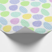 イースター卵パターン ラッピングペーパー (角)