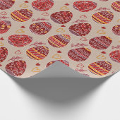 イースター卵パターン ラッピングペーパー (角)