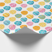 イースター卵パターン ラッピングペーパー (角)