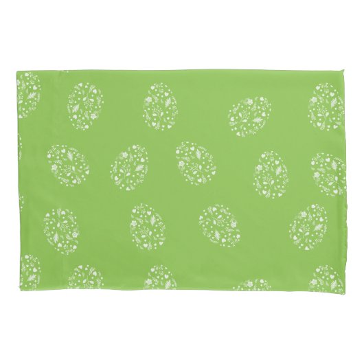 イースター卵パターン 枕カバー (正面)