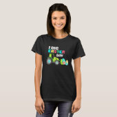 イースター卵フン子供への幼児がイースターを掘る Tシャツ (正面フル)