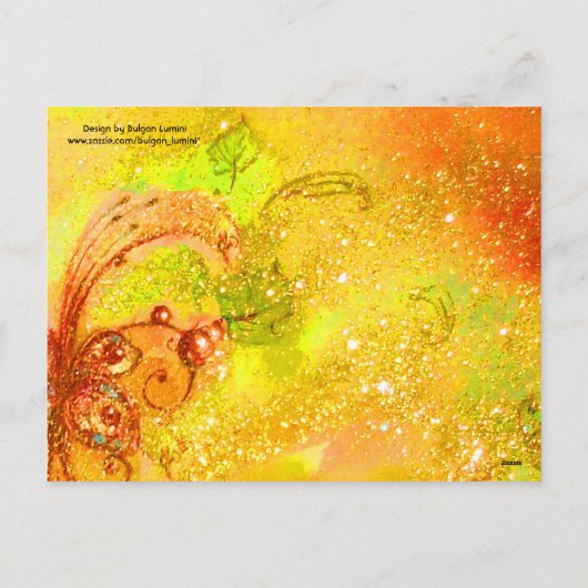 イースター卵付き白うさぎ旅行 シーズンポストカード (裏面)