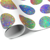 イースター卵型 ラッピングペーパー (ロールコーナー)