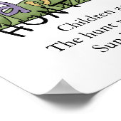 イースター卵狩り発表広告ポスター ポスター (角)