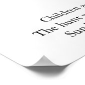 イースター卵狩り発表広告ポスター ポスター (角)