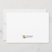 イースター卵狩り~ 4卵イースター招待状 招待状 (裏面)