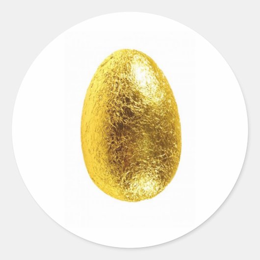 イースター卵 ラウンドシール (正面)