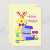 イースター名タグ シーズンポストカード (正面/裏面)