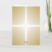 イースター四旬紫ドレープ復活の日 カード (裏面)