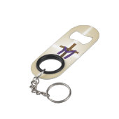 イースター四旬紫ドレープ復活の日 キーホルダー栓抜き (裏面アングル)