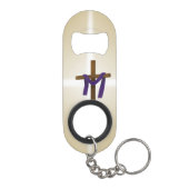 イースター四旬紫ドレープ復活の日 キーホルダー栓抜き (裏面)