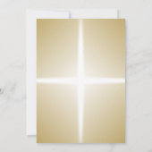 イースター四旬紫ドレープ復活の日 招待状 (裏面)