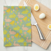 イースター壁紙 キッチンタオル (四つ折り)