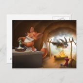 イースター夕食 シーズンポストカード (正面/裏面)