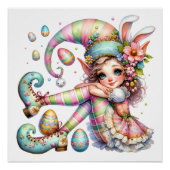 イースター大切小妖精や小人テーマ ポスター (正面)