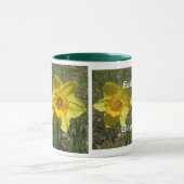 イースター天恵2の黄色のラッパスイセン マグカップ (中央)