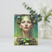 イースター女神はがき ポストカード (スタンド正面)