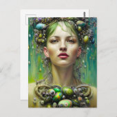 イースター女神はがき ポストカード (正面/裏面)