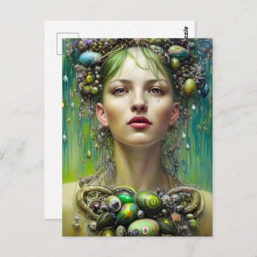 イースター女神はがき ポストカード (正面/裏面)