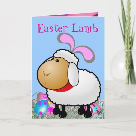 イースター子ヒツジ シーズンカード (正面)