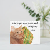 イースター子猫 シーズンポストカード (スタンド正面)