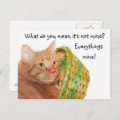 イースター子猫 シーズンポストカード (正面/裏面)