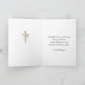 イースター宗教ヴァージンメリーイエスジョンバプテスト シーズンカード (内部)