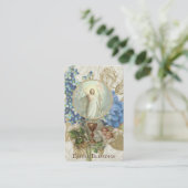 イースター宗教的なパスカル祈りの言葉神聖カード 名刺 (スタンド正面)