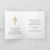 イースター宗教的な復活イエス祈りの言葉 シーズンカード (内部)