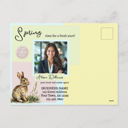 イースター実在エステート シーズンポストカード (裏面)