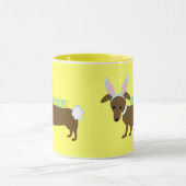 イースター小犬 マグカップ (中央)