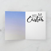 イースター島のイースターのウサギ シーズンカード (内部)