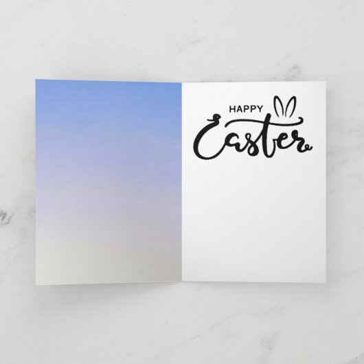 イースター島のイースターのウサギ シーズンカード (内部)