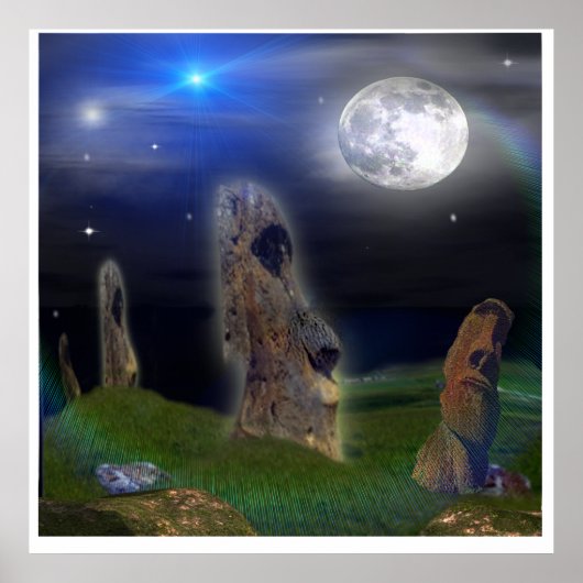 イースター島のポスター ポスター (正面)