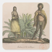 イースター島の住民 スクエアシール (正面)