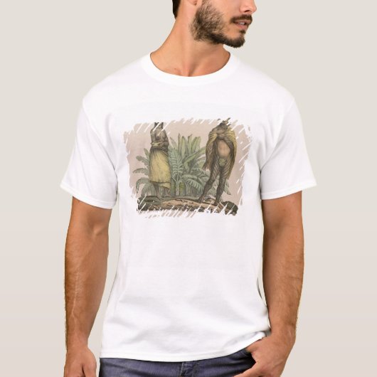 イースター島の住民 Tシャツ (正面)