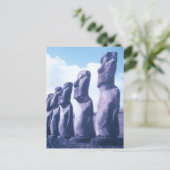 イースター島の像 ポストカード (スタンド正面)