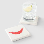 イースター島の旗 ストーンコースター (横)