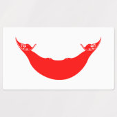 イースター島の旗 ラベル (デザイン1)