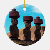 イースター島の語り手の顔 セラミックオーナメント (裏面)
