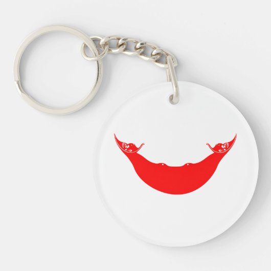 イースター島国旗 キーホルダー (正面)