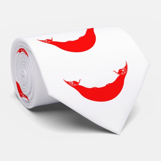 イースター島国旗 ネクタイ (ロール)