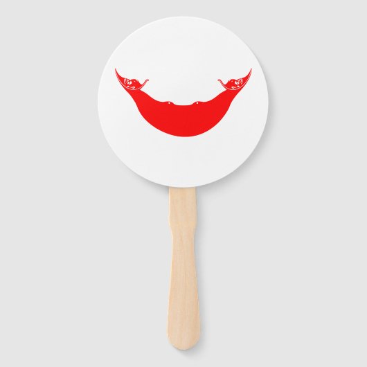 イースター島国旗 ハンドファン (正面)