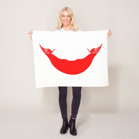 イースター島国旗 フリースブランケット (インサイチュ)