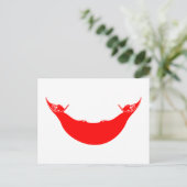 イースター島国旗 ポストカード (スタンド正面)