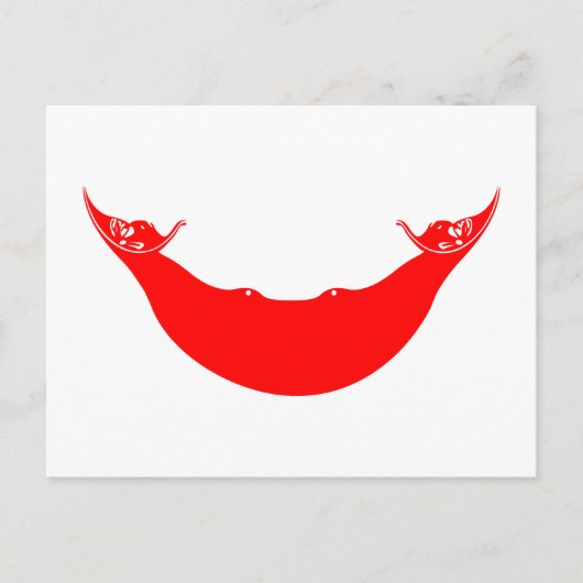 イースター島国旗 ポストカード (正面)