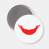 イースター島国旗 マグネット (正面/裏面)