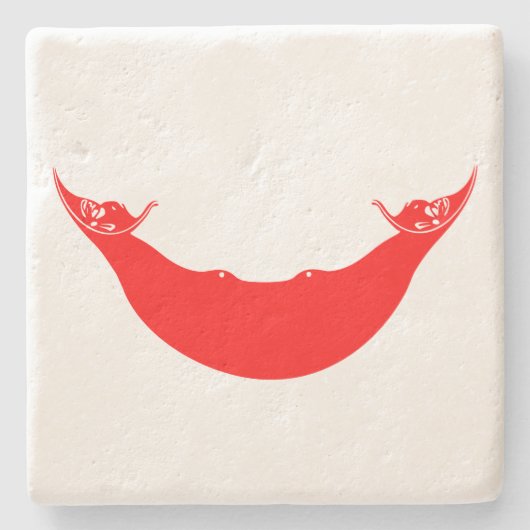 イースター島国旗（ラパヌイ） ストーンコースター (正面)