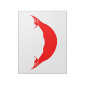 イースター島国旗（ラパヌイ） ノートパッド (回転)