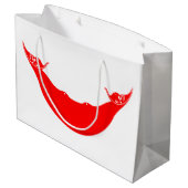 イースター島国旗（ラパヌイ） ラージペーパーバッグ (裏面アングル)